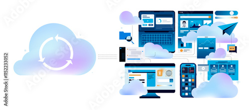 Cloud storage, data sharing.