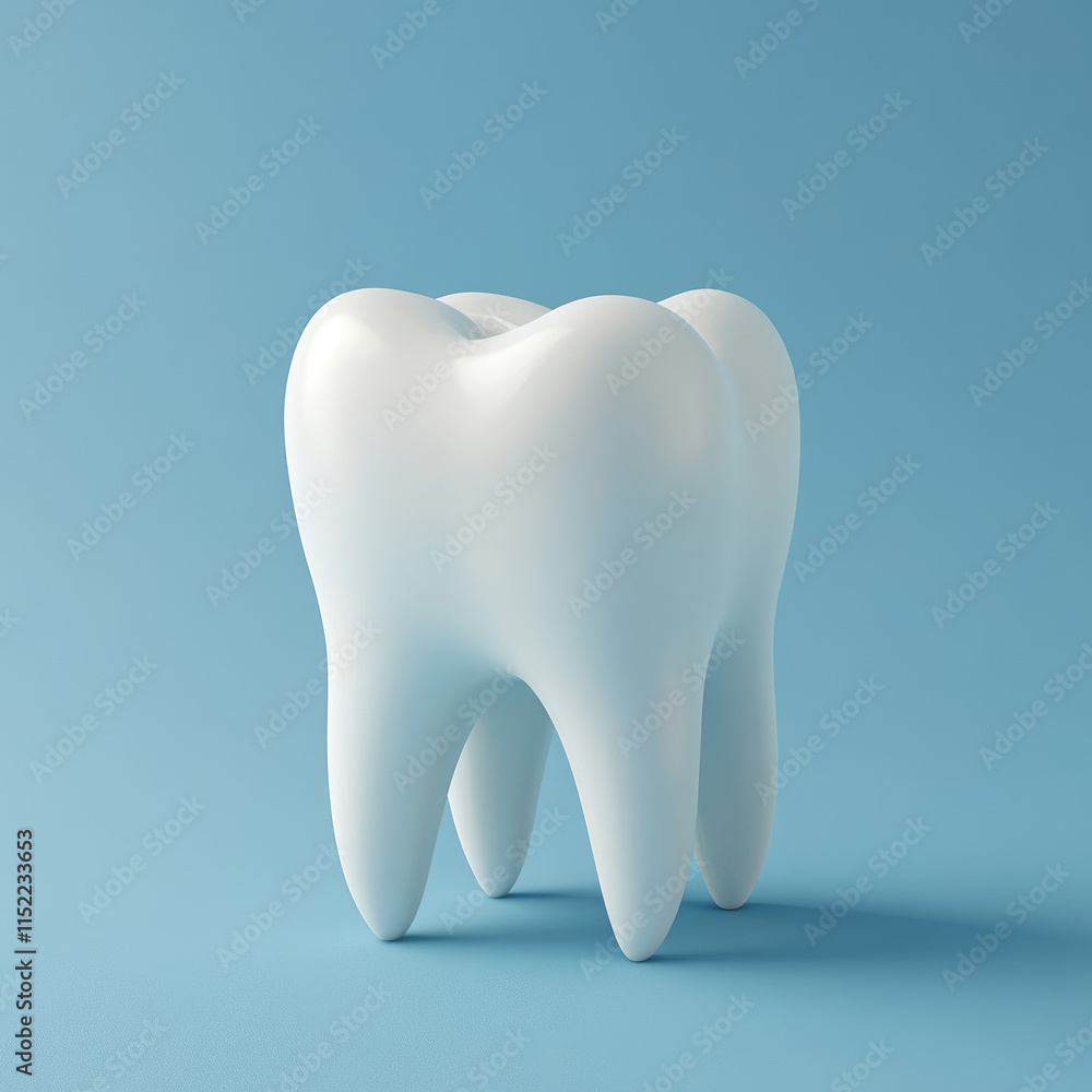 tooth on white tooth on white