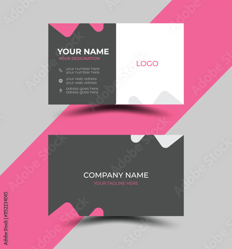 creative and very professional business card design template.