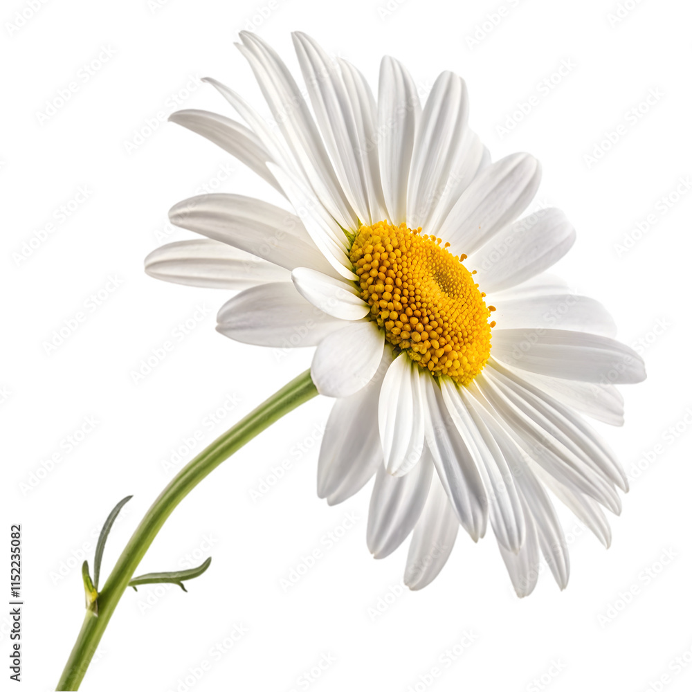 Naklejka premium daisy isolated on white background