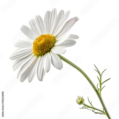 daisy isolated on white background
