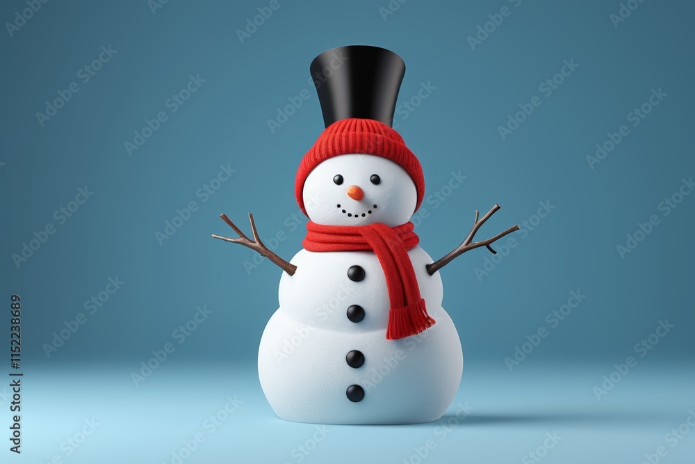 arafed snowman wearing a red hat and scarf arafed snowman wearing a red hat and scarf