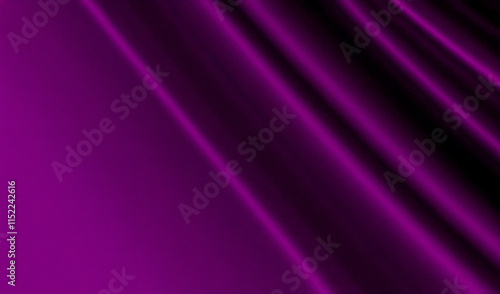  Elegant black and purple silk satin fabric with a magenta gradient and subtle light lines, creating a dark abstract background 