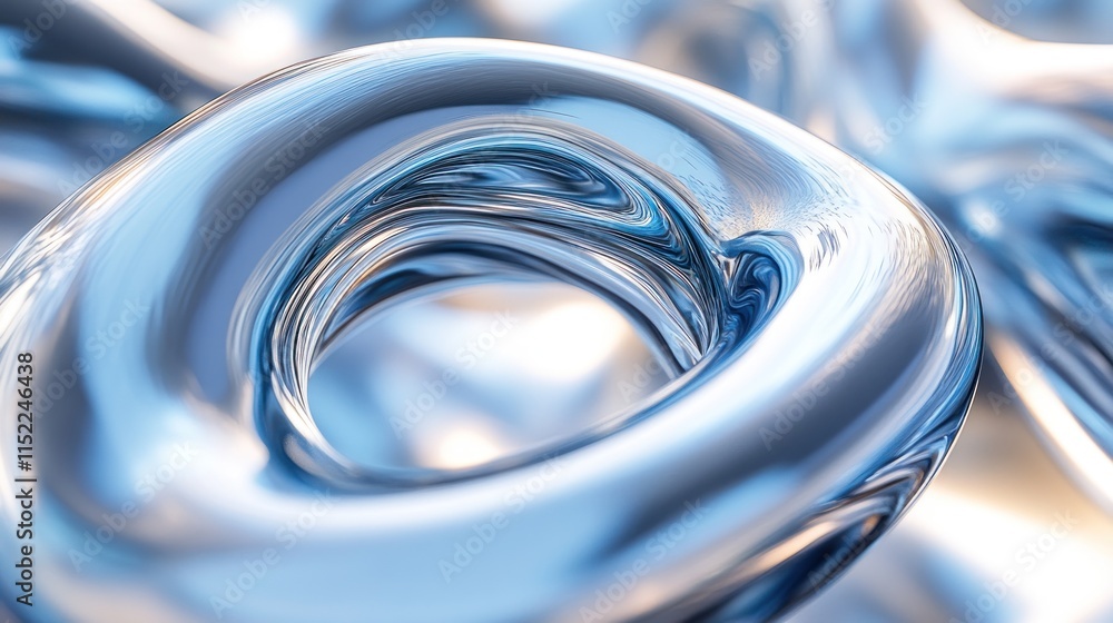 Abstract 3d render background with fluid shapes and blue metallic reflections. modern luxury illustration suitable for backgrounds. Abstract 3d render background with fluid shapes and blue metallic reflections. modern luxury illustration suitable for backgrounds.