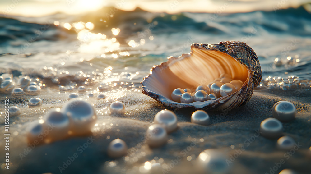 Obraz premium Seashell on the beach