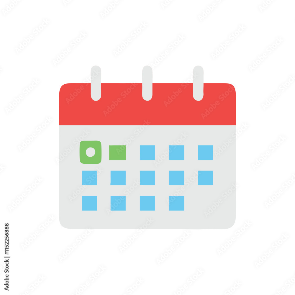 Minimal Calendar Event Icon Illustration Design Minimal Calendar Event Icon Illustration Design