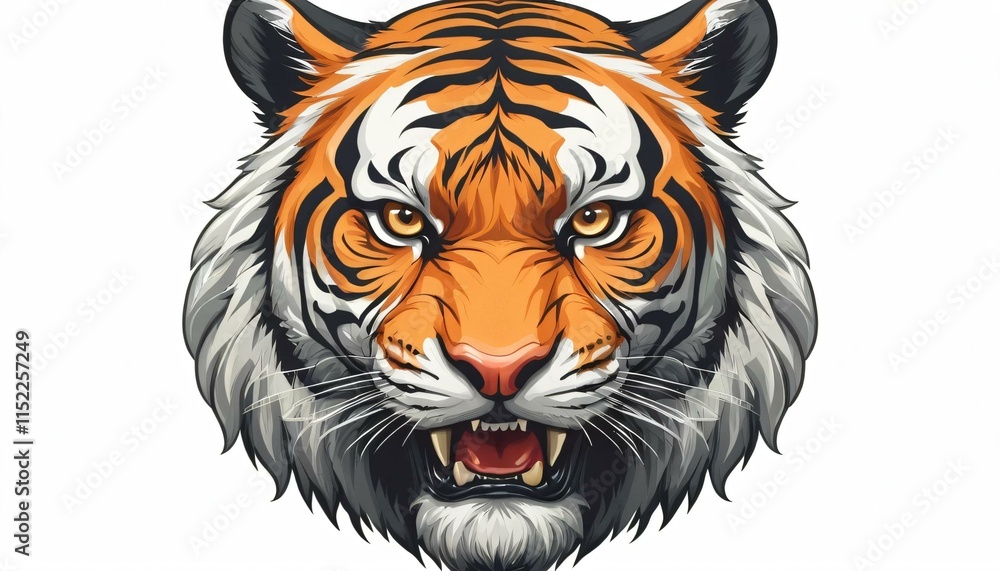 Obraz premium head of tiger