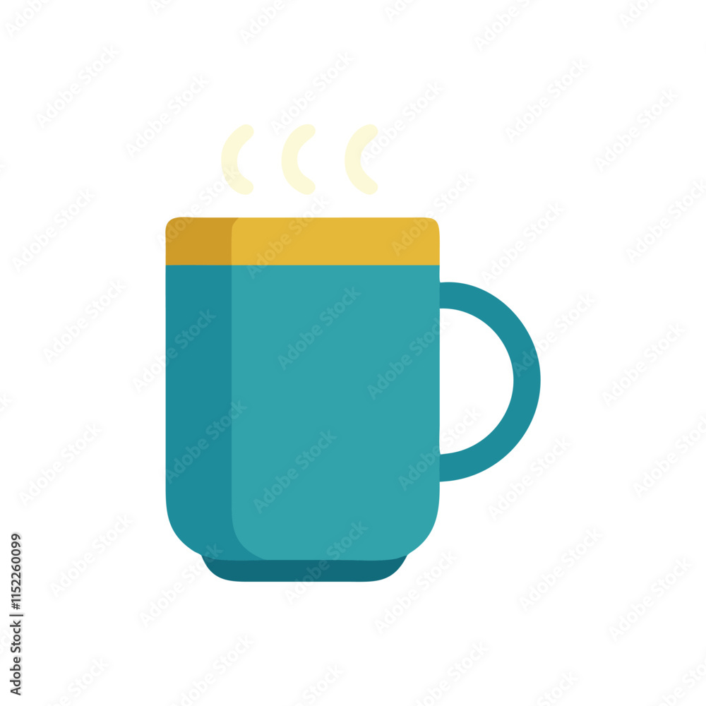  Stylish Coffee Mug Icon Illustration Design