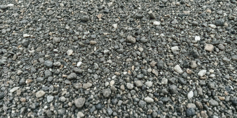 Rough, speckled granite gravel texture Close-up view, beige, geology Rough, speckled granite gravel texture Close-up view, beige, geology