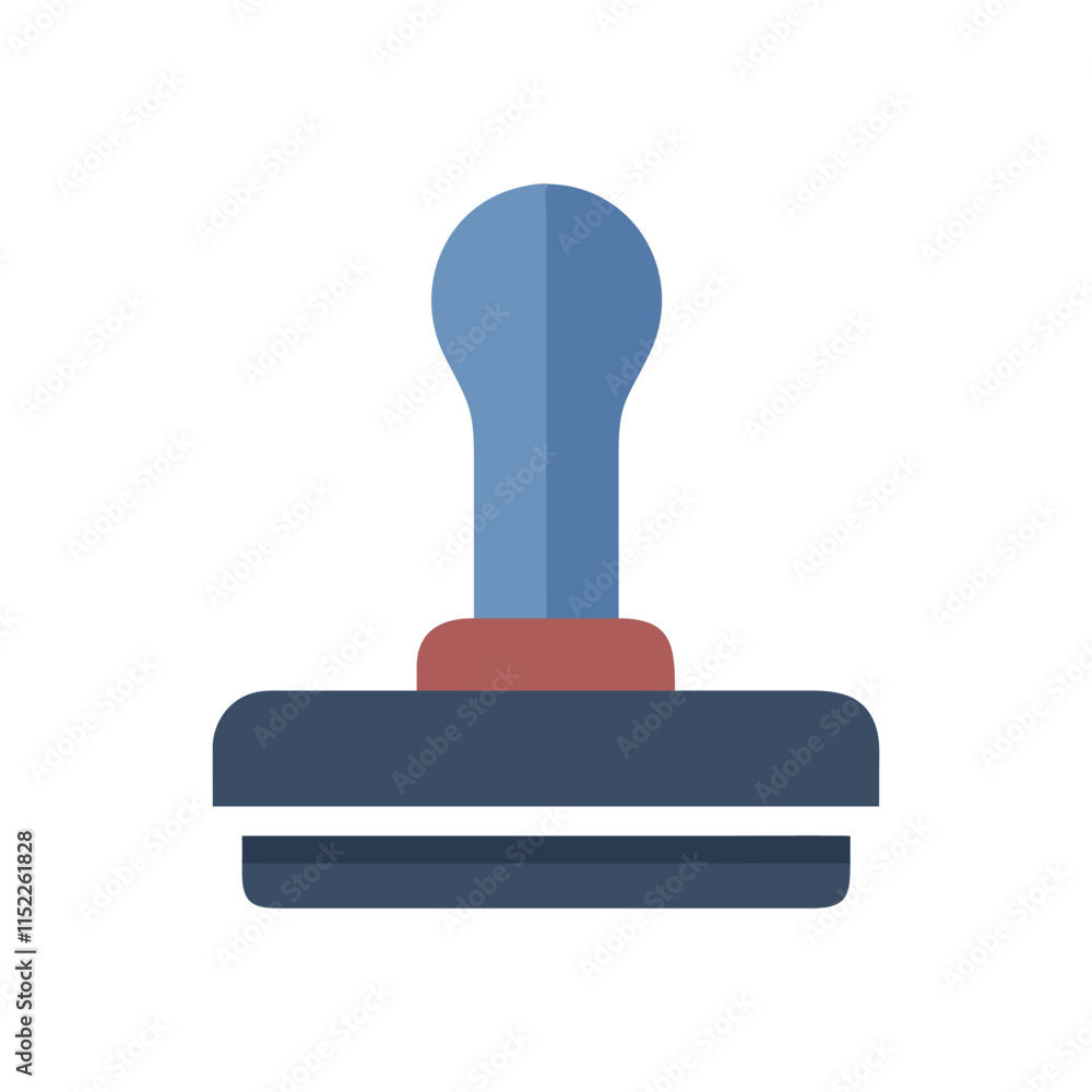 Minimal Corporate Stamp Pad Icon Illustration Design Minimal Corporate Stamp Pad Icon Illustration Design
