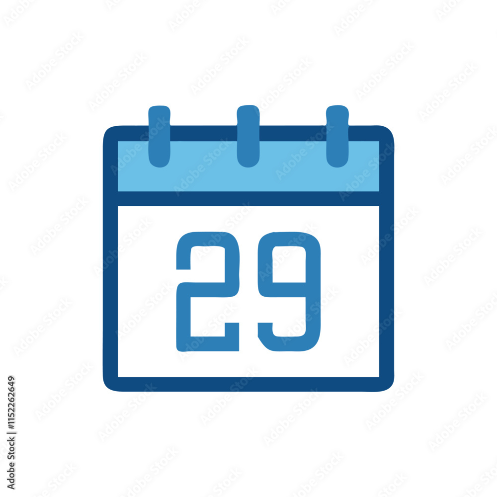 Creative Desk Calendar Icon Illustration Design Creative Desk Calendar Icon Illustration Design