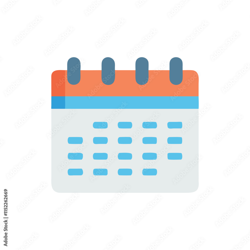 Dynamic Desk Calendar Icon Illustration Design Dynamic Desk Calendar Icon Illustration Design