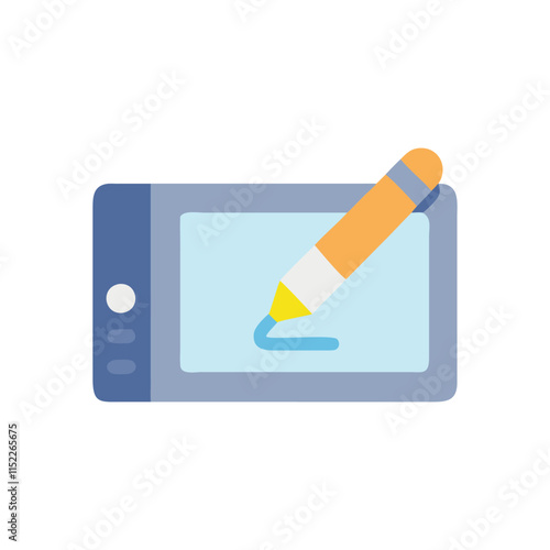  Minimal Digital Stylus Icon Illustration Design