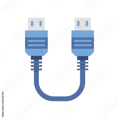  Dynamic Ethernet Cable Icon Illustration Design