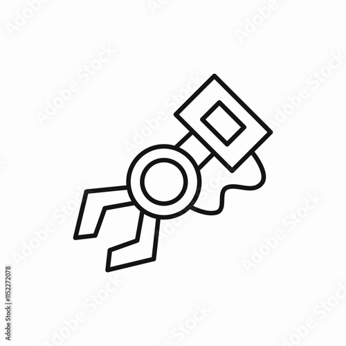 ladle arm robot icon vector sign