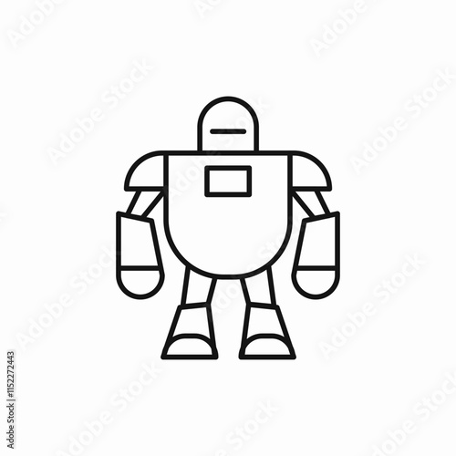 robot maintenance service repair icon vector sign