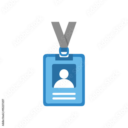  Customizable ID Lanyard Icon Illustration Design