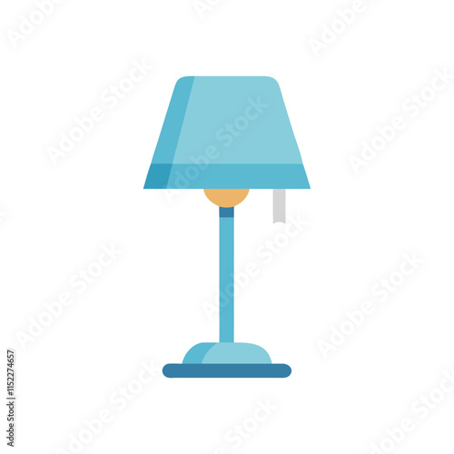  Stylish Lamp Light Icon Illustration Design
