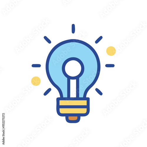  Dynamic Light Bulb Icon Illustration Design