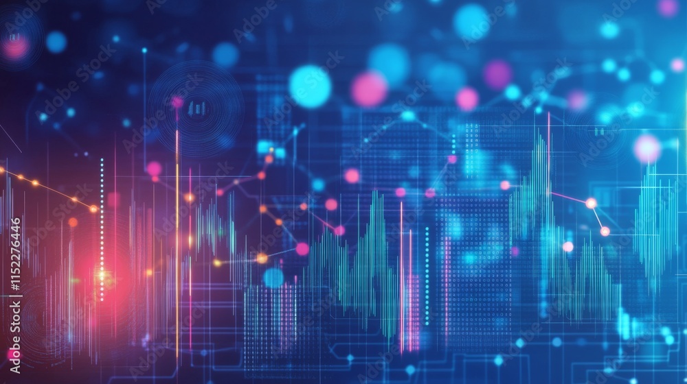 Abstract High-Tech Analytics with Clean Lines and Light Abstract High-Tech Analytics with Clean Lines and Light