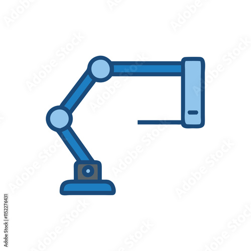  Dynamic Monitor Arm Icon Illustration Design