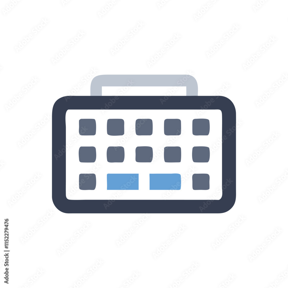 Minimal Office Keypad Icon Illustration Design Minimal Office Keypad Icon Illustration Design