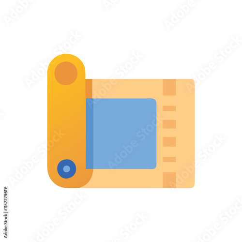  Stylish Office Mat Icon Illustration Design