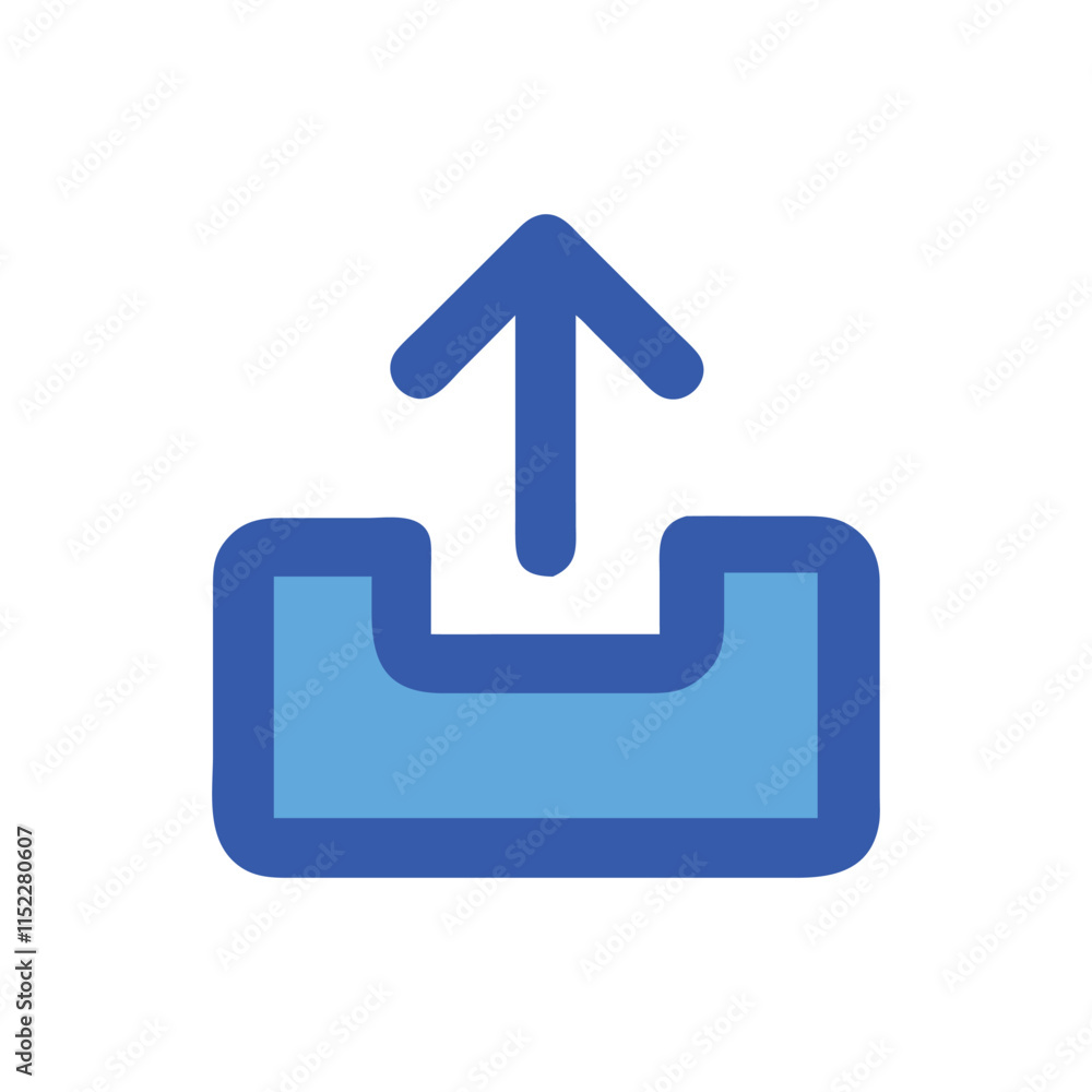 Creative Outbox Icon Illustration Design Creative Outbox Icon Illustration Design