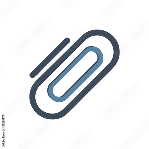  Minimal Paper Clip Icon Illustration Design