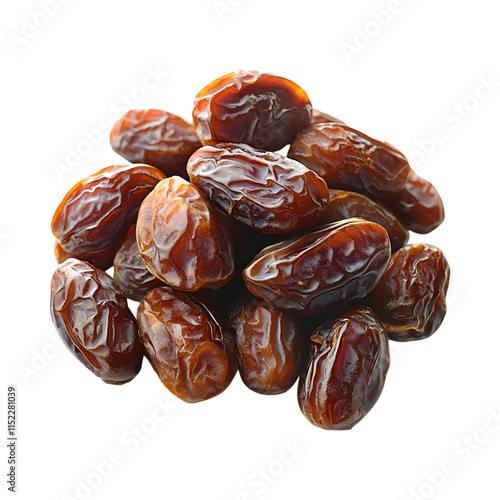 Dried Dates isolated on transparent background photo