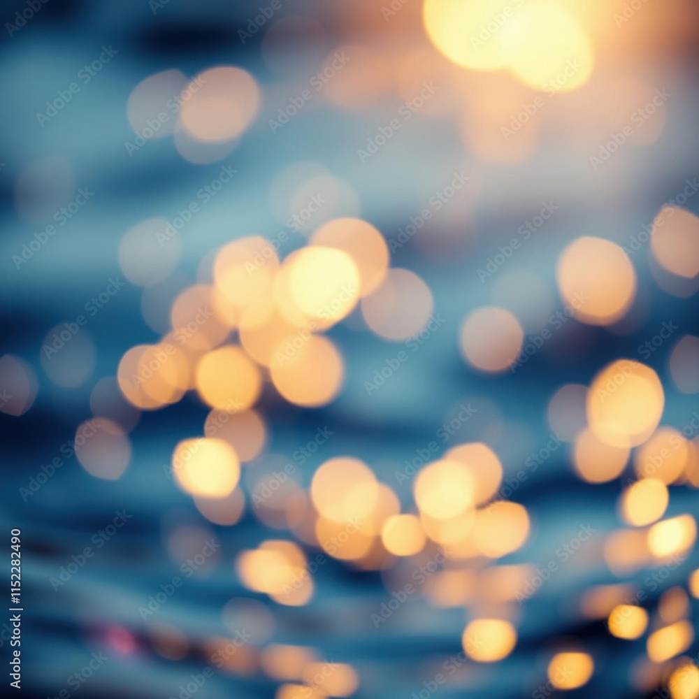 bokeh blue of Abstract golden sunlight bokeh on blue sea water background abstract bokeh light background bright emotional harmonious vignette bokeh blue of Abstract golden sunlight bokeh on blue sea water background abstract bokeh light background bright emotional harmonious vignette