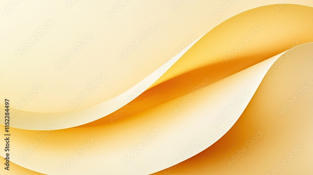 Yellow paper design with a smooth color gradient and elegant waves, perfect for minimalist branding. Yellow paper design with a smooth color gradient and elegant waves, perfect for minimalist branding.