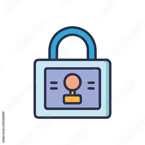  Safe Lock Flat Icon