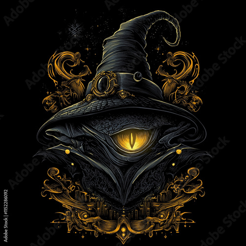 Witchs Hat illustration photo