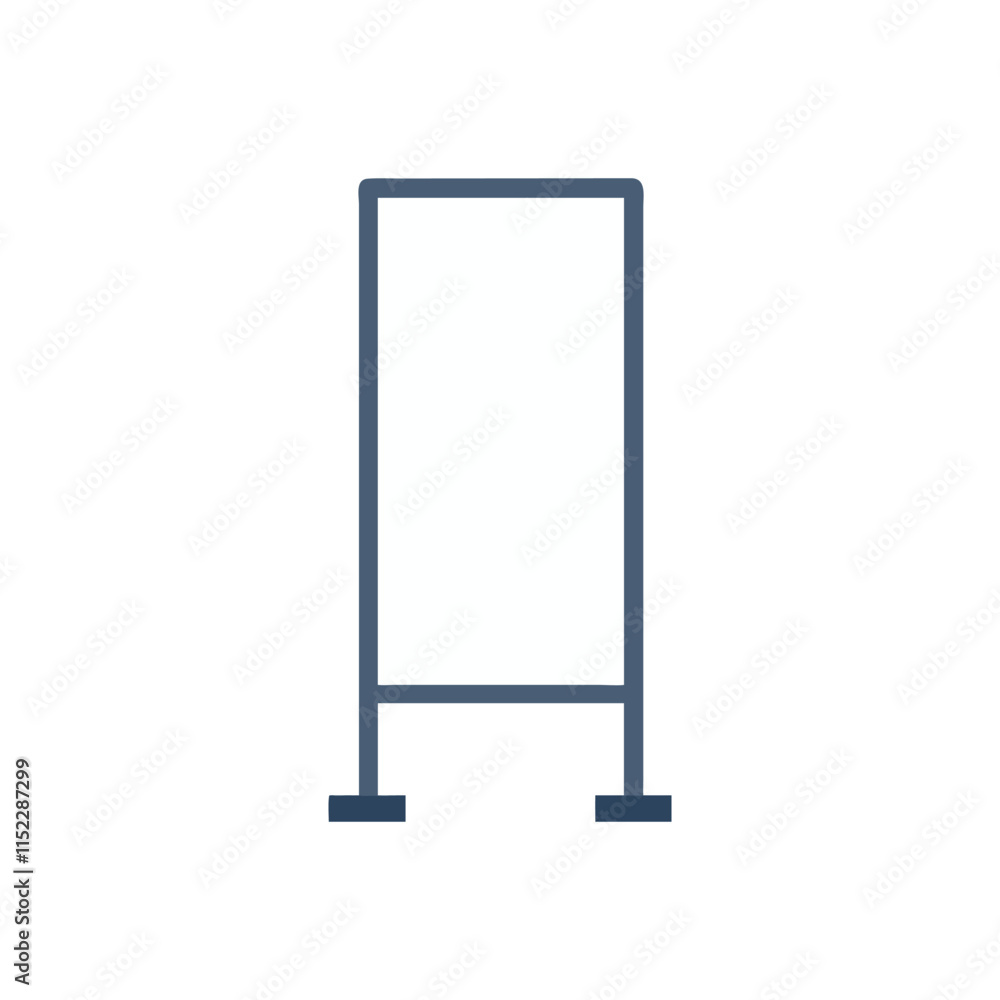 Standing Banner Frame Icon Standing Banner Frame Icon