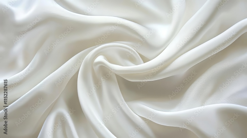 Flowing White Fabric Texture: Smooth, Elegant Background Flowing White Fabric Texture: Smooth, Elegant Background