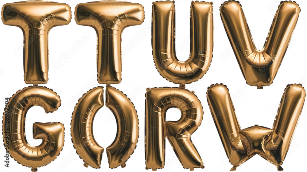 A 3D golden font design featuring alphabets a luxurious, metallic look symbolizing wealth and business A 3D golden font design featuring alphabets a luxurious, metallic look symbolizing wealth and business
