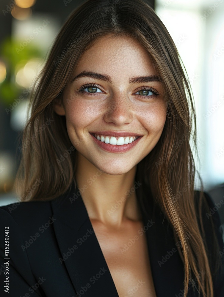 Smiling Businesswoman Smiling Businesswoman
