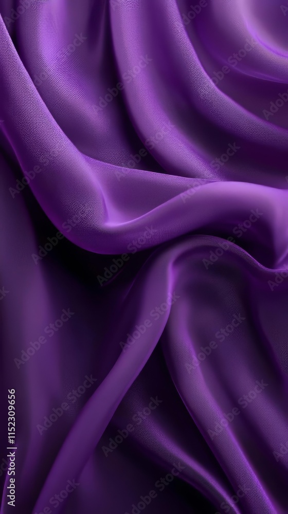 Obraz premium Flowing Purple Fabric Texture Background