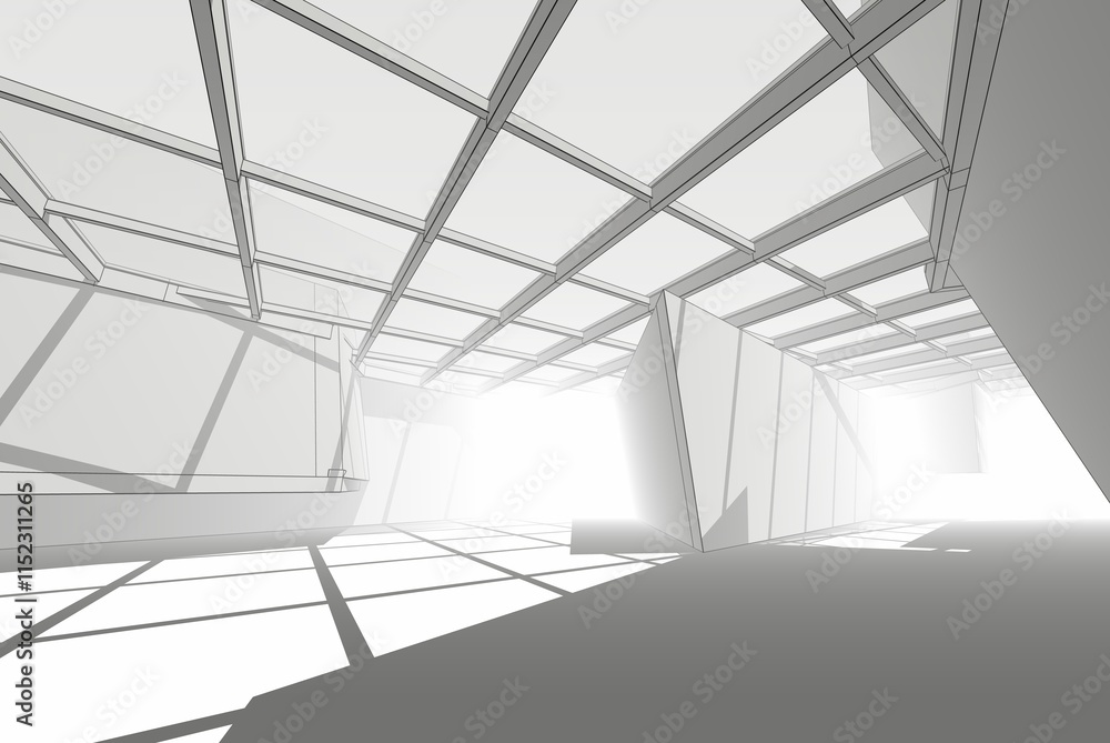 Abstract architectural background 3d rendering Abstract architectural background 3d rendering