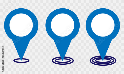 locator icon, map pin vector logo template, symbol sign isolated on transparent background, Map Pin, Place, Location, Address, location icon. Vector map pin, red pin eps10