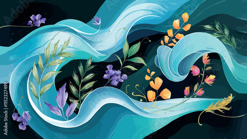blooming tides petal drift wave garden inked blossoms flowing floral petal streams whispering waves floral currents ink ripple blooms
wave-kissed
