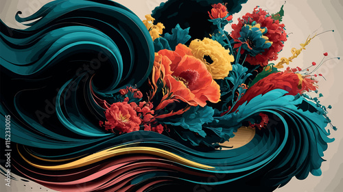 blooming tides petal drift wave garden inked blossoms flowing floral petal streams whispering waves floral currents ink ripple blooms
wave-kissed
