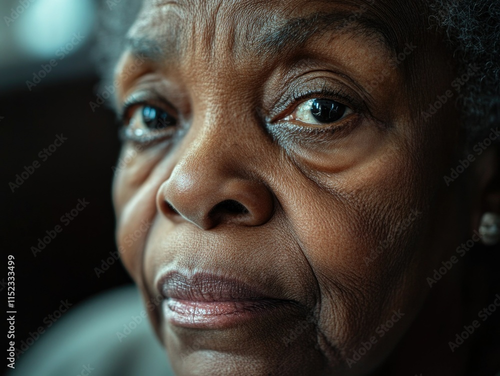 Geriatric Woman's Portrait Geriatric Woman's Portrait