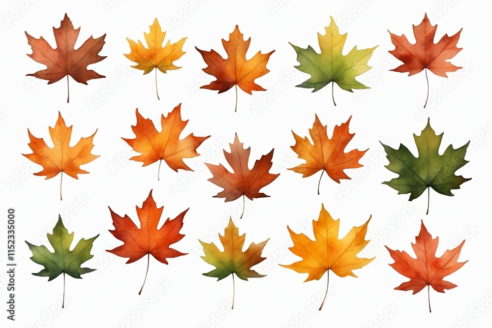 a close up of a bunch of different colored leaves on a white surface a close up of a bunch of different colored leaves on a white surface