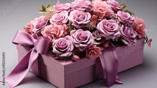 gift box flowers suitable valentine christmas birthdays mother day featuring