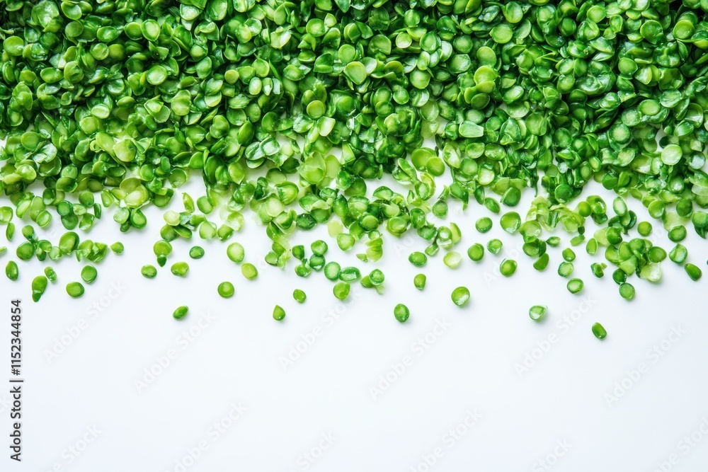Lush Green Tiny Leaves Spread Across a Clean White Background, Symbolizing Freshness, Nature, and Vibrancy in a Captivating Natural Arrangement for Design and Decoration Lush Green Tiny Leaves Spread Across a Clean White Background, Symbolizing Freshness, Nature, and Vibrancy in a Captivating Natural Arrangement for Design and Decoration