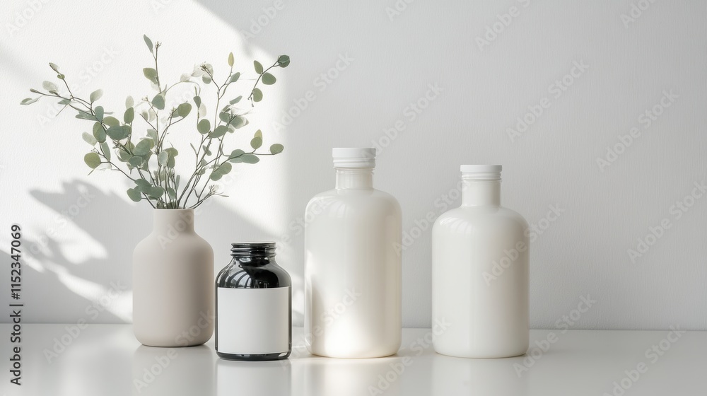 kitchen coconut milk display, various coconut milk containers displayed on a sleek kitchen counter with simple design and gentle sunlight kitchen coconut milk display, various coconut milk containers displayed on a sleek kitchen counter with simple design and gentle sunlight