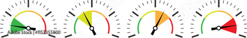 Speed power fuel gauge set