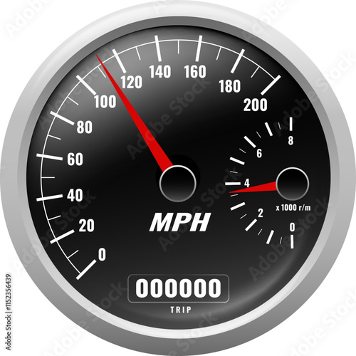Universal speedometer gauge